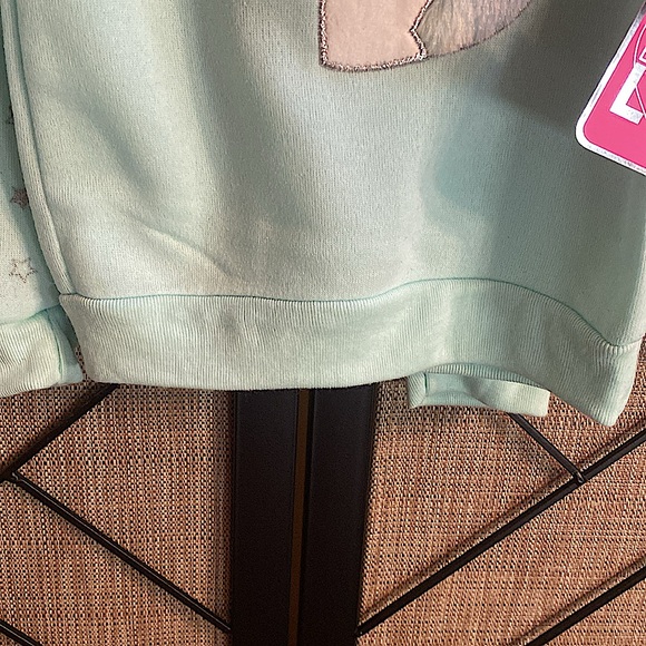 NEW REAL LOVE SIZE 12 MONTHS MINT GREEN FLEECE SET - Picture 5 of 7